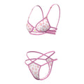 Magic Silk Daisy Bra & Thong Set Daisy Print L/XL