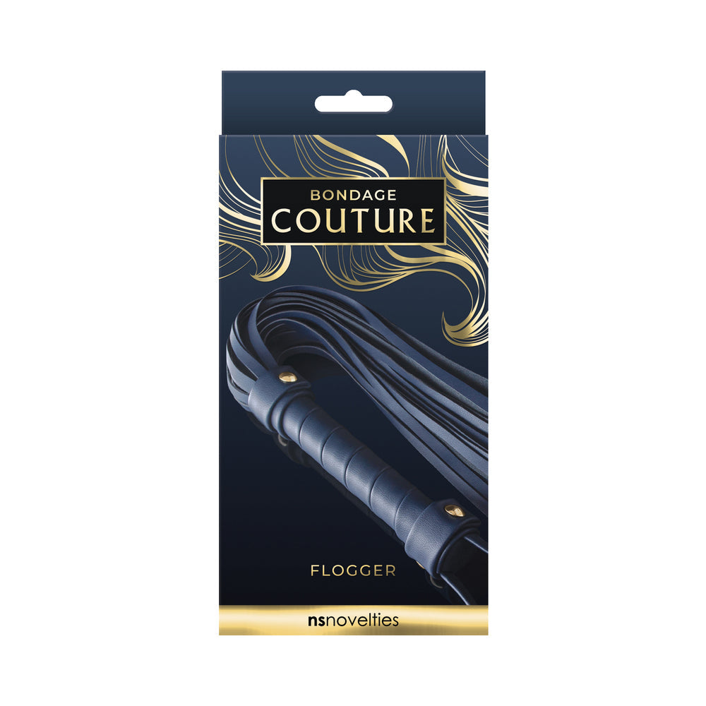 Bondage Couture Flogger Blue - Fantasies Boutique