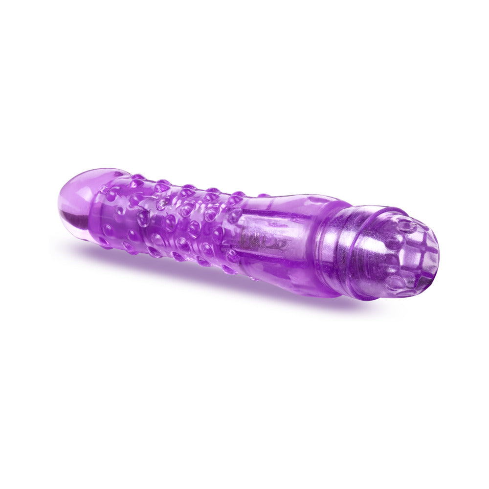 Naturally Yours Bump n' Grind Textured Slimline Vibrator Purple - Fantasies Boutique