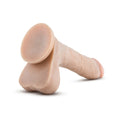Au Naturel Mister Perfect 8.5 in. Posable Dual Density Dildo with Balls Beige - Fantasies Boutique
