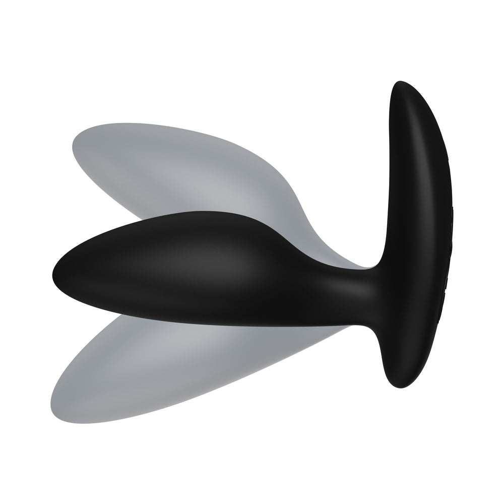 We-Vibe Ditto+ Rechargeable Remote-Controlled Silicone Vibrating Anal Plug Satin Black - Fantasies Boutique
