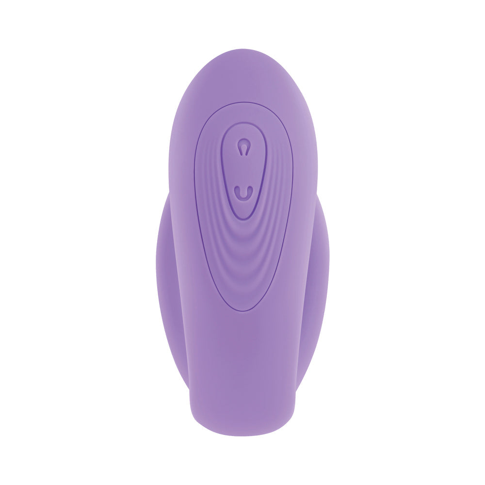 Evolved Petite Tickler Rechargeable Remote-Controlled Silicone Dual Stimulator Purple - Fantasies Boutique