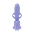 Playboy Fantasy Cage Rechargeable Vibrating Cock Cage Silicone Purple