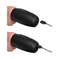 King Cock Plus 6.5 in. Thrusting Cock With Balls Rechargeable Realistic Vibrator Beige - Fantasies Boutique