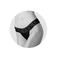 Love to Love Secret Panty 2 Rechargeable Vibrating Panty Set With Remote Black Onyx (box) - Fantasies Boutique