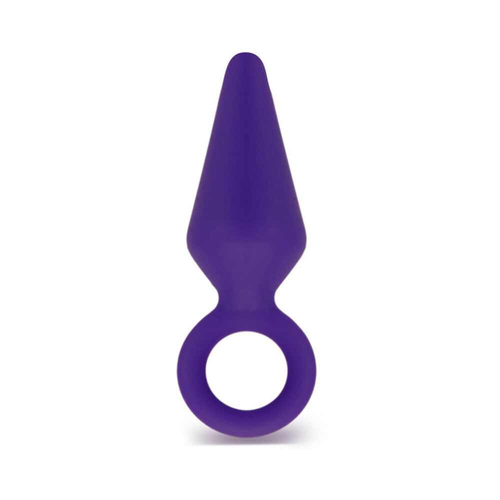 Blush Luxe Candy Rimmer Medium Silicone Anal Plug Purple - Fantasies Boutique