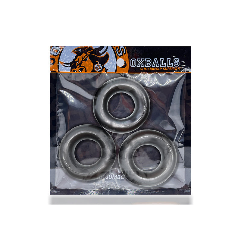 OxBalls Fat Willy 3-Pack Jumbo Cockrings FLEXtpr Steel - Fantasies Boutique