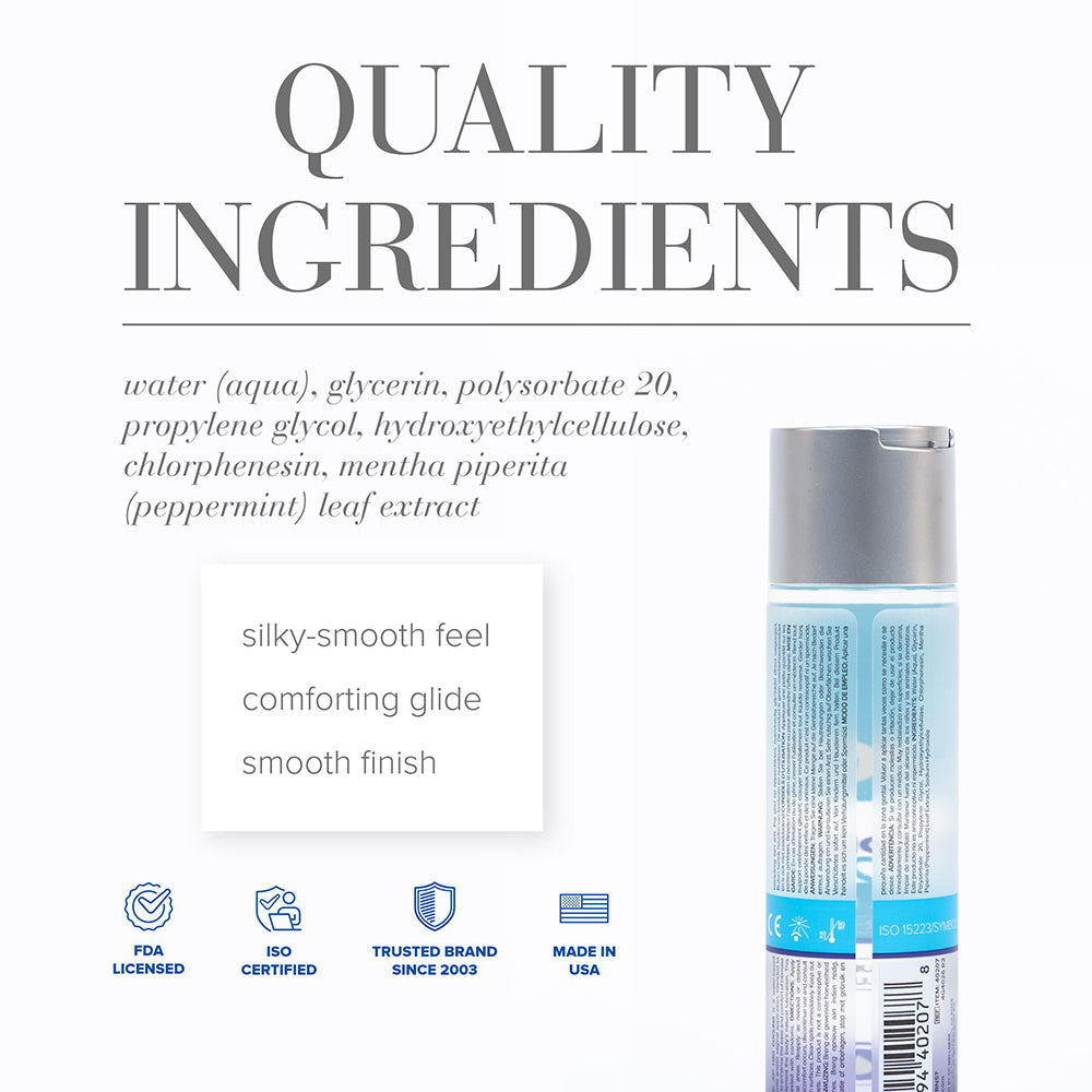 JO H2O Cooling Water-Based Lubricant 4 oz. - Fantasies Boutique