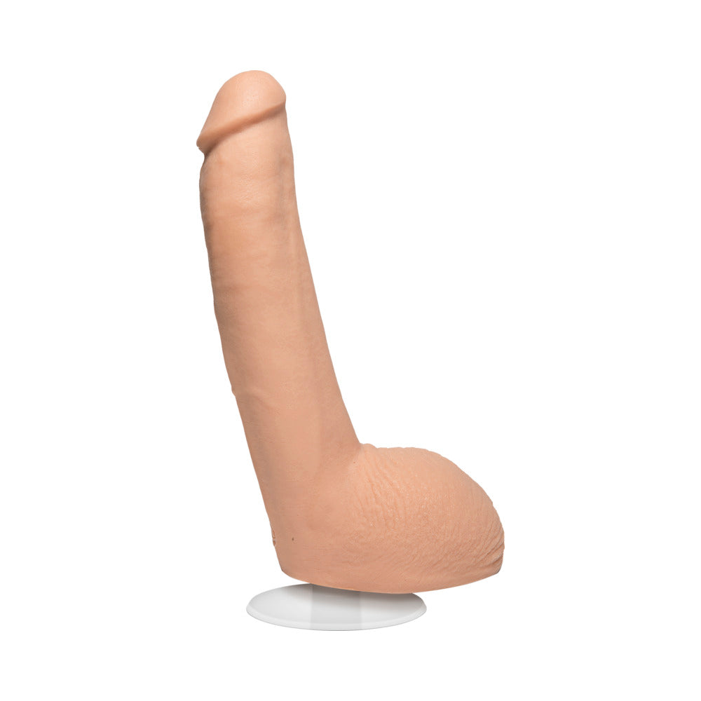 Signature Cocks - Xander Corvus - 9in ULTRASKYNCock w/Removable Vac-U-Lock Suction Cup Vanilla - Fantasies Boutique