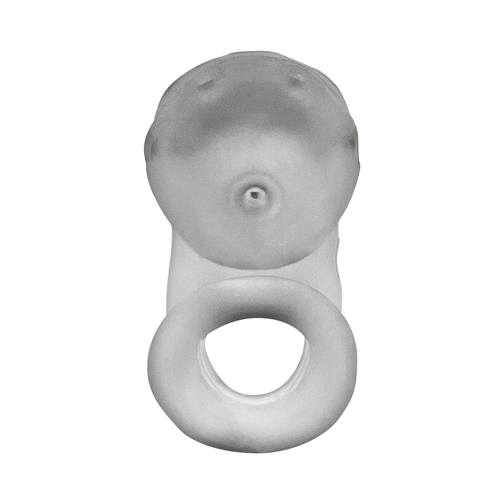 OxBalls Airlock Air-Lite Vented Chastity Clear Ice - Fantasies Boutique
