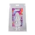 Crystal Jellies Double Pop Plug 6 in. Clear