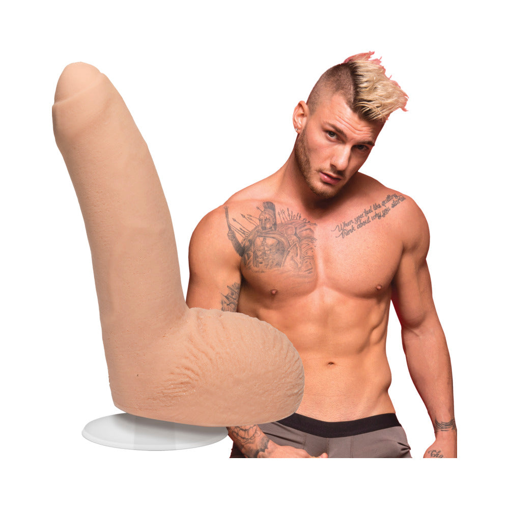 Signature Cocks - William Seed - 8in ULTRASKYN Cock w/Removable Vac-U-Lock Suction Cup Vanilla - Fantasies Boutique