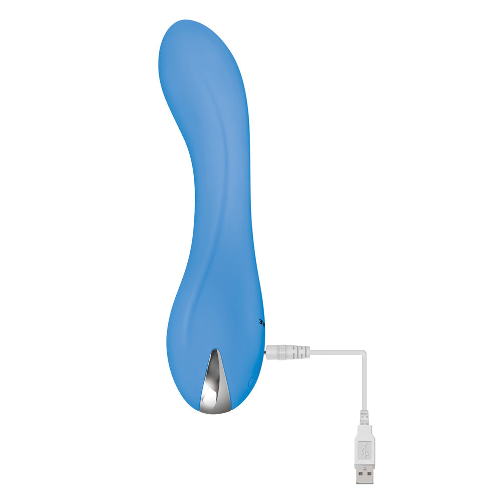 Evolved Blue Crush Rechargeable Silicone G-Spot Vibrator Blue - Fantasies Boutique