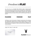 Playboy Our Little Secret Rechargeable Remote Controlled Silicone Underwear Vibrator Acai - Fantasies Boutique
