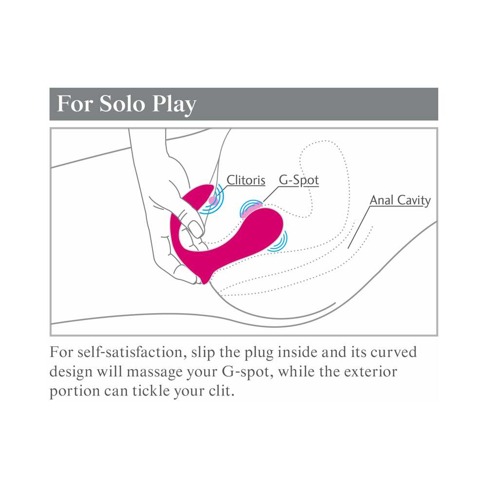 3Some Double Ecstasy Dual Stimulation Silicone Vibrator Red - Fantasies Boutique