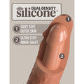 King Cock Elite Comfy Silicone Body Dock Kit With Dildo Tan/Black - Fantasies Boutique