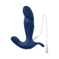 Gender X True Blue Rechargeable Thrusting Silicone Vibrator Blue - Fantasies Boutique