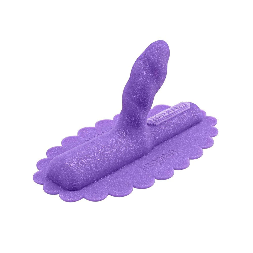 The Unicorn Uni Horn Twisted Textured Silicone Attachment - Fantasies Boutique