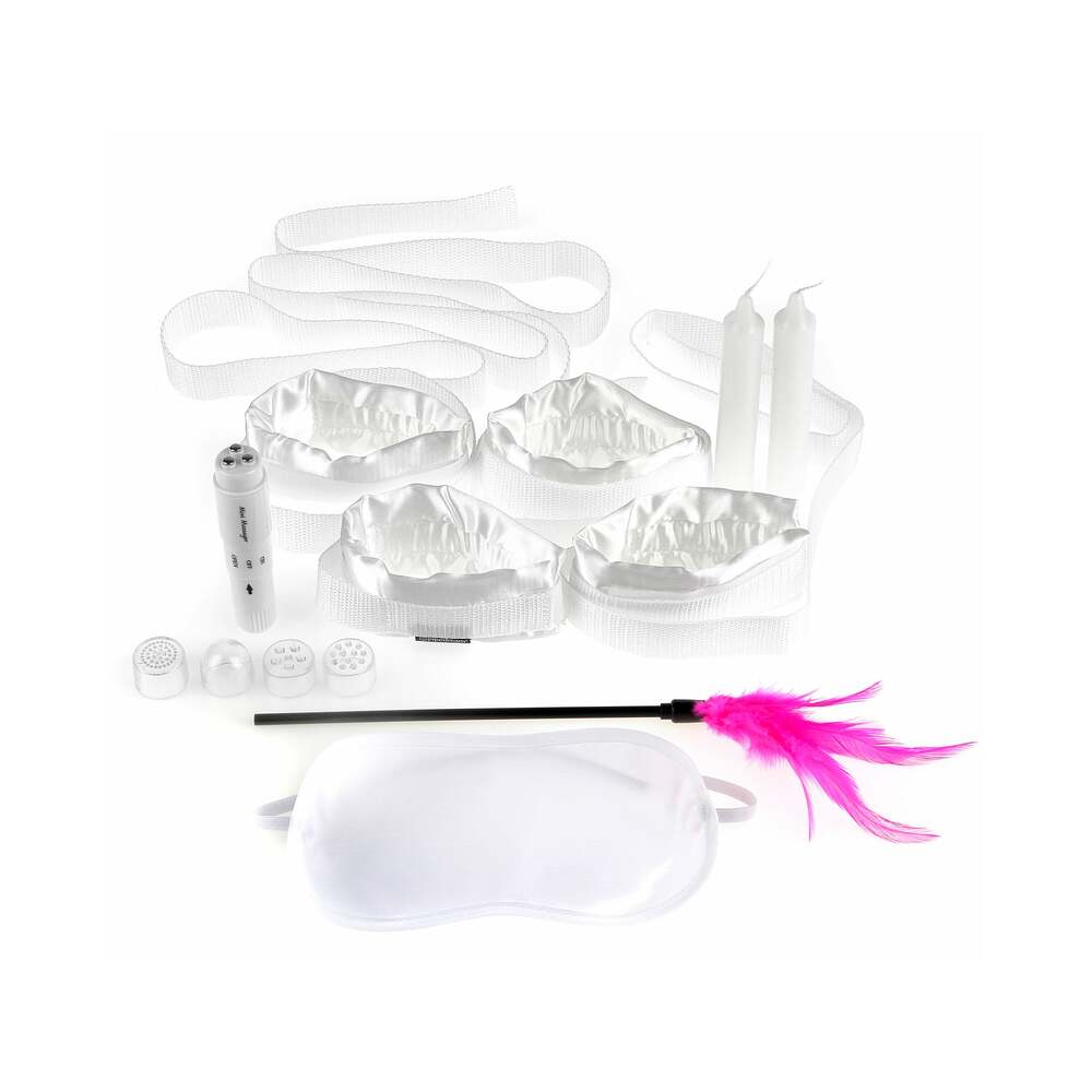 Pipedream Fetish Fantasy Series 7-Piece Honeymoon Bondage Kit White - Fantasies Boutique
