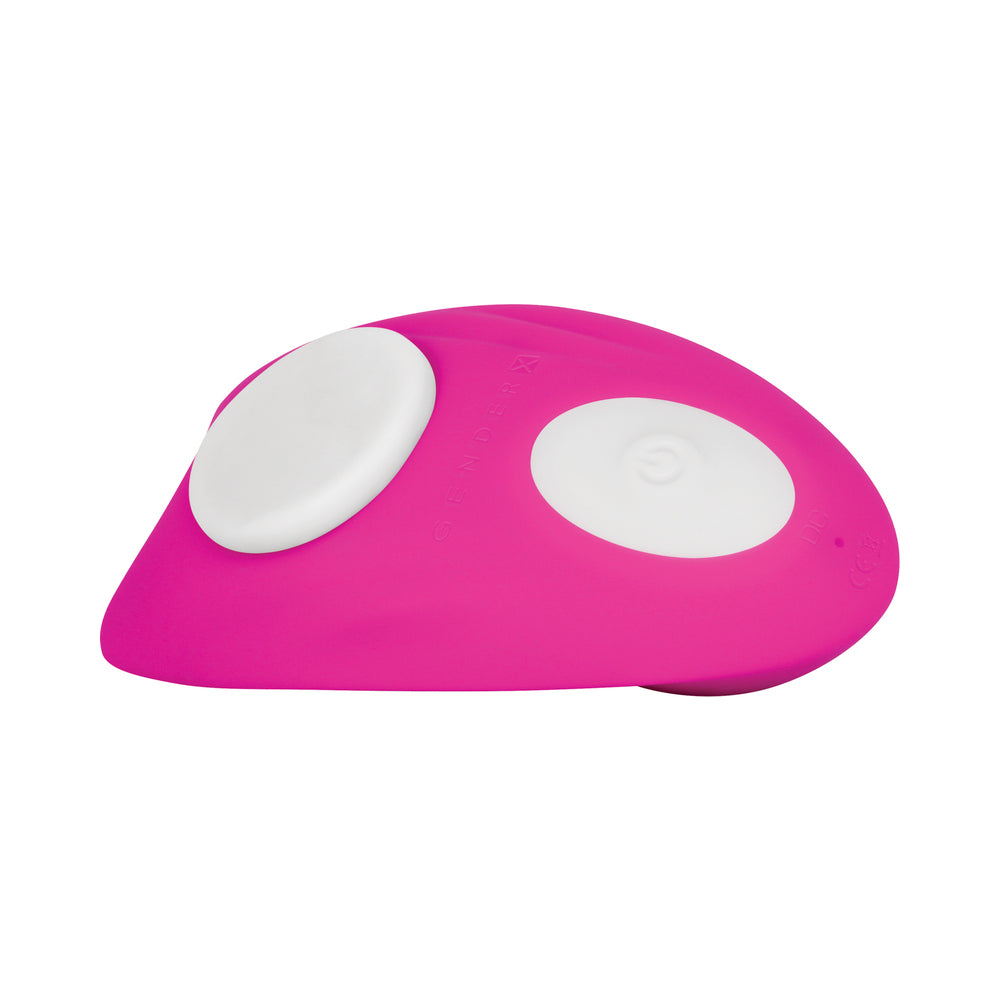 Gender X Under The Radar Rechargeable Remote-Controlled Magnetic Silicone Underwear Vibrator Pink - Fantasies Boutique