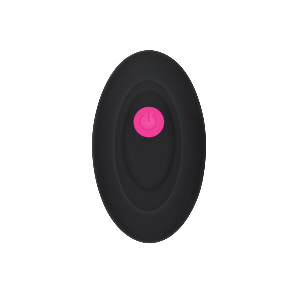 Gender X Pink Paradise Rechargeable Remote-Controlled Vibrating Curved Anal Plug Clear/Pink - Fantasies Boutique