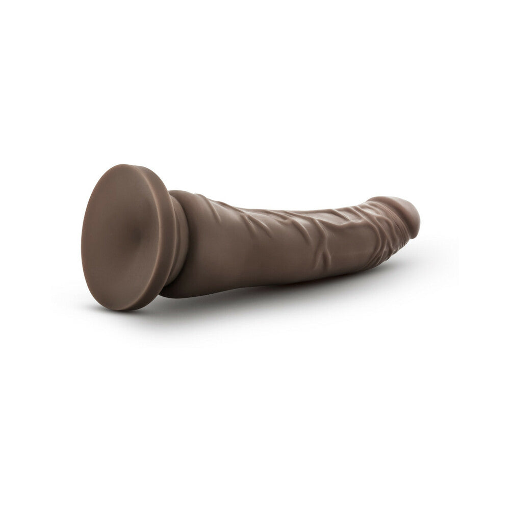 Dr. Skin Basic 8.5 in. Dildo Brown - Fantasies Boutique
