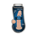 Curve Toys FLESHSTIXXX  7 in. Posable Silicone Dildo with Suction Cup Beige - Fantasies Boutique