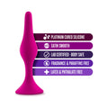 Blush Luxe Silicone Beginner Plug Medium Pink - Fantasies Boutique
