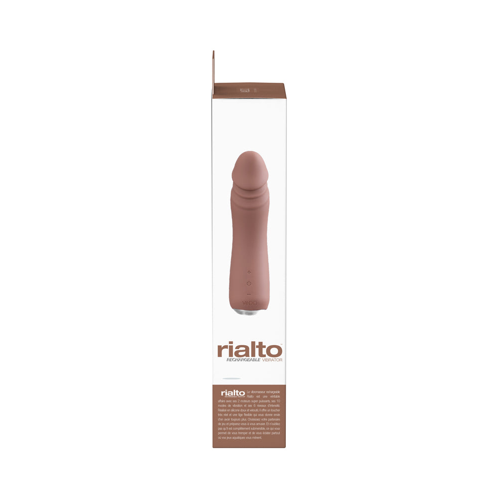 Vedo Rialto Rechargeable Vibe Mocha - Fantasies Boutique