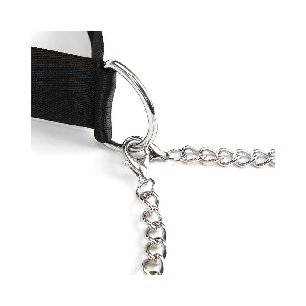 Lux Fetish Collar & Nipple Clamps with Adjustable Pressure - Fantasies Boutique