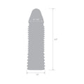 Blue Line 6.5 in. Triple Sensation Penis Enhancing Sleeve Extension - Fantasies Boutique