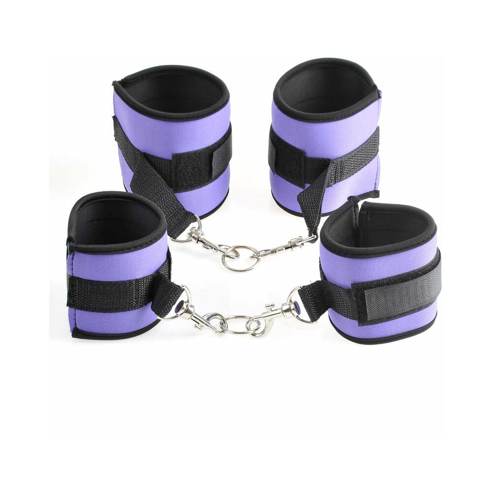 Fetish Fantasy Series 7-Piece Purple Pleasure Bondage Set