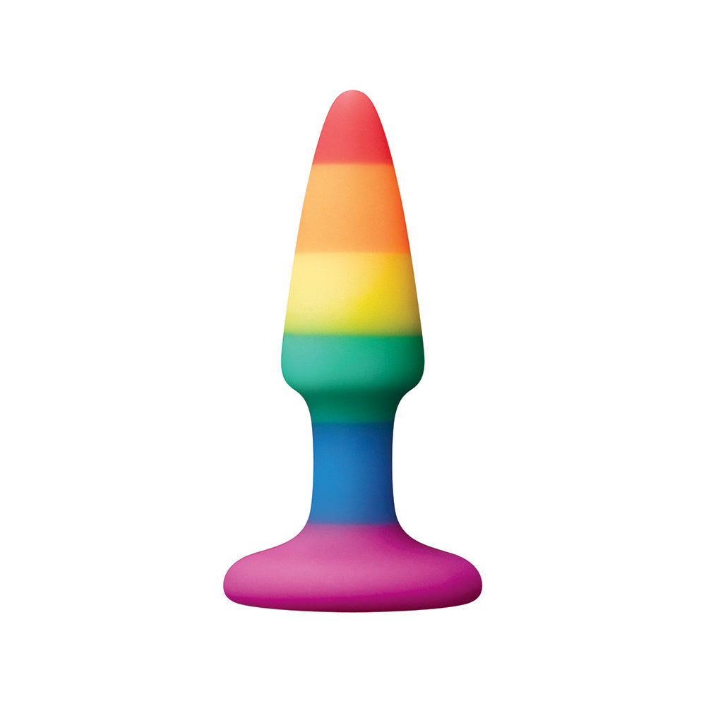 Colours Pride Edition Pleasure Plug Mini Rainbow - Fantasies Boutique