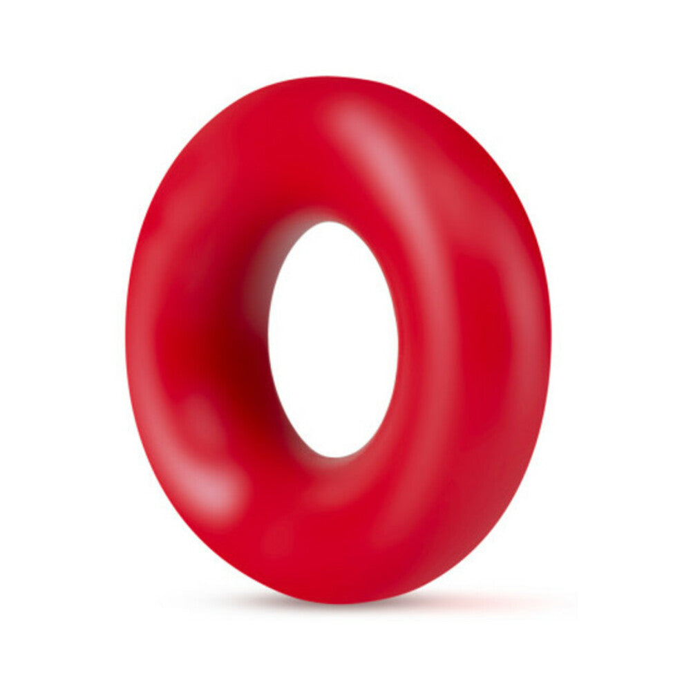 Blush Stay Hard Donut Rings Cockring 2-Pack Red - Fantasies Boutique