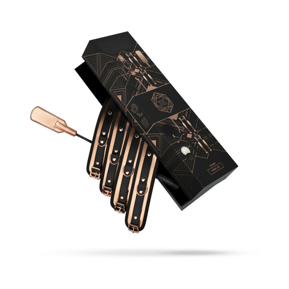 Rosy Gold Nouveau 9-Piece BDSM Set - Fantasies Boutique