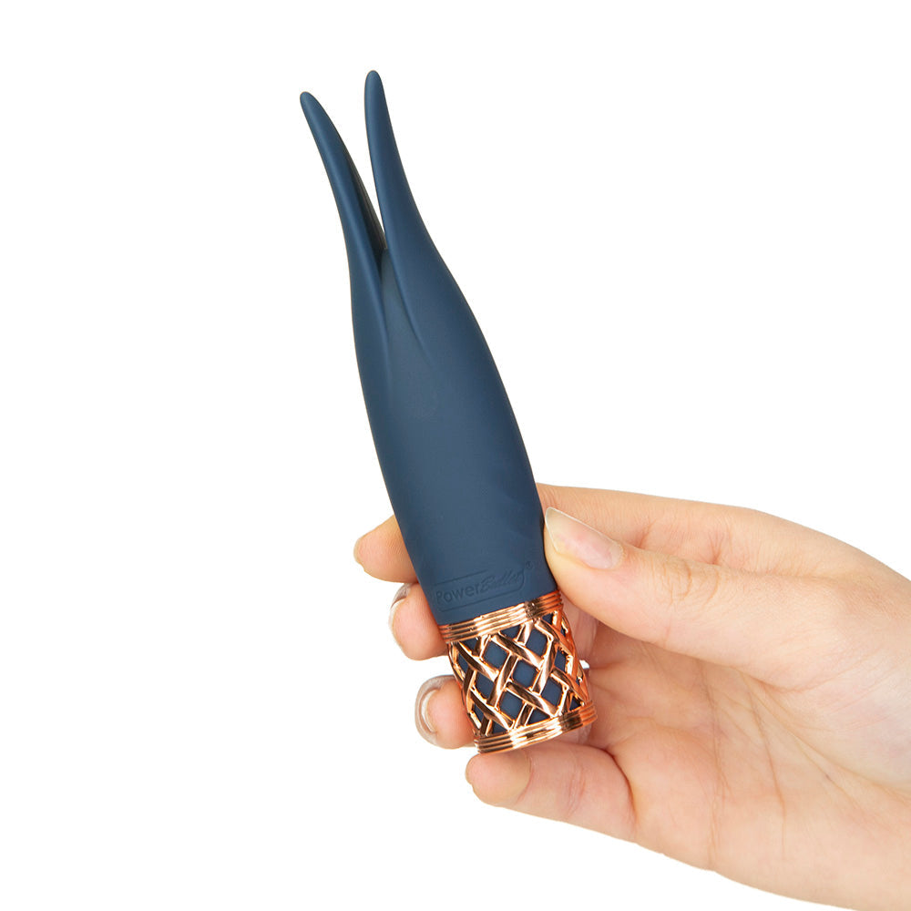 Pillow Talk Secrets Playful Rechargeable Silicone Clitoral Vibrator Navy - Fantasies Boutique