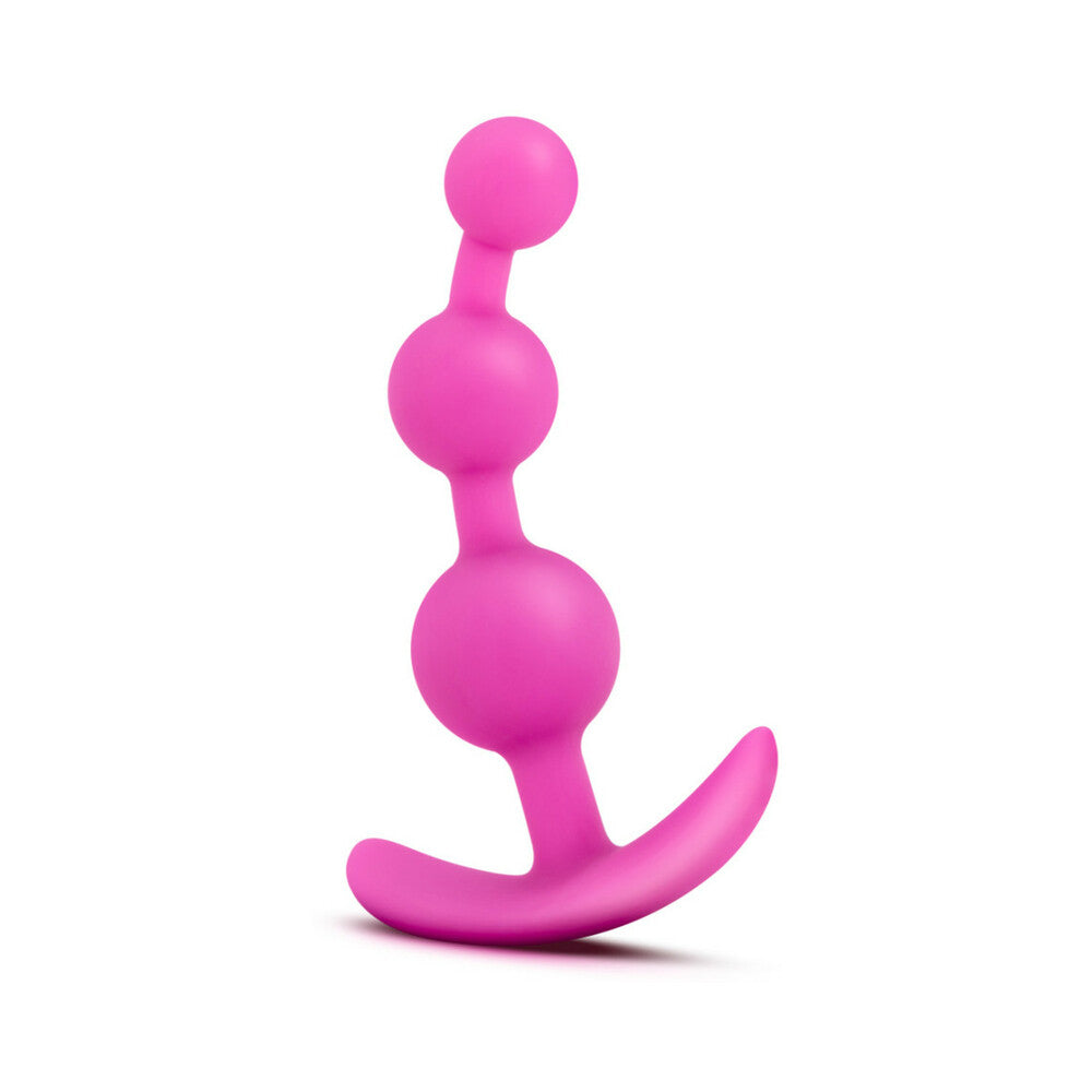 Blush Luxe Be Me 3 Silicone Anal Beads Plug Pink - Fantasies Boutique