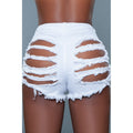 BeWicked Curves For Days Shorts White M