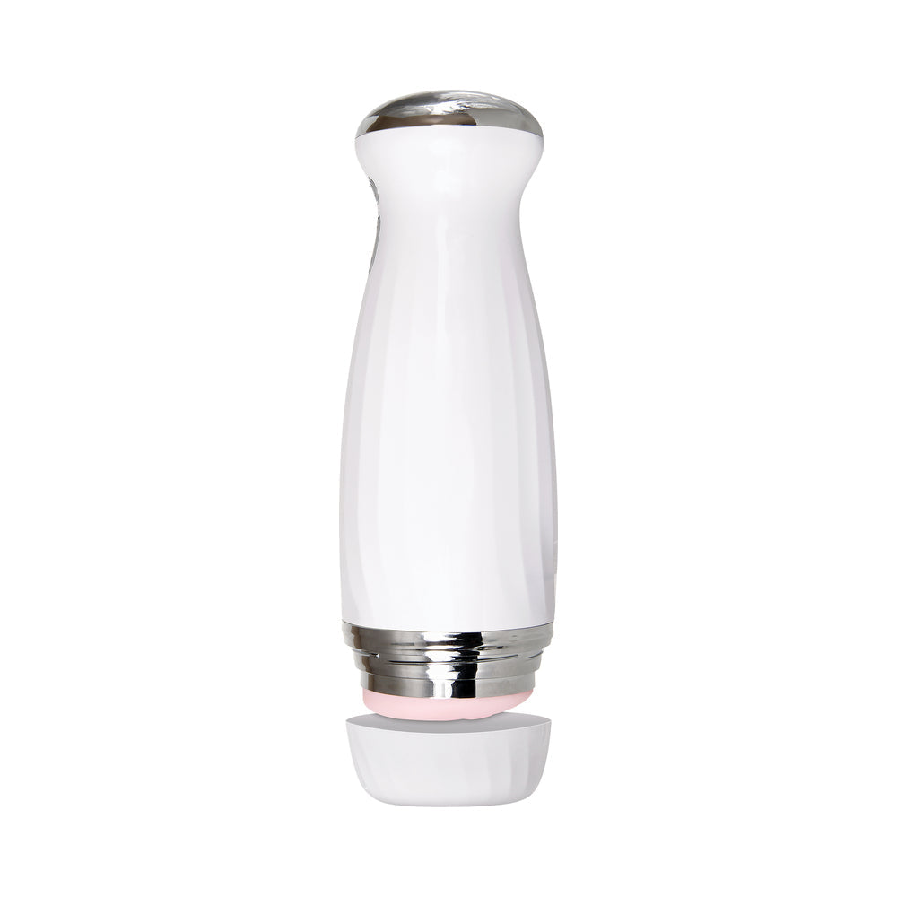 Zero Tolerance Rechargeable Thrusting Stroker With Movie Download White - Fantasies Boutique