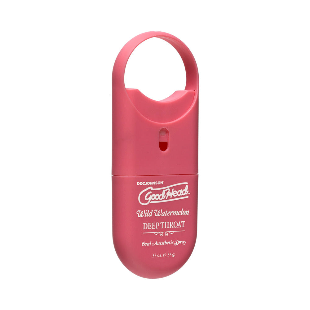GoodHead Deep Throat Spray To-Go Wild Watermelon .33 oz. - Fantasies Boutique
