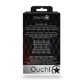 Shots Ouch! Heart Gem Butt Plug Medium Silver/Rubellite Pink - Fantasies Boutique