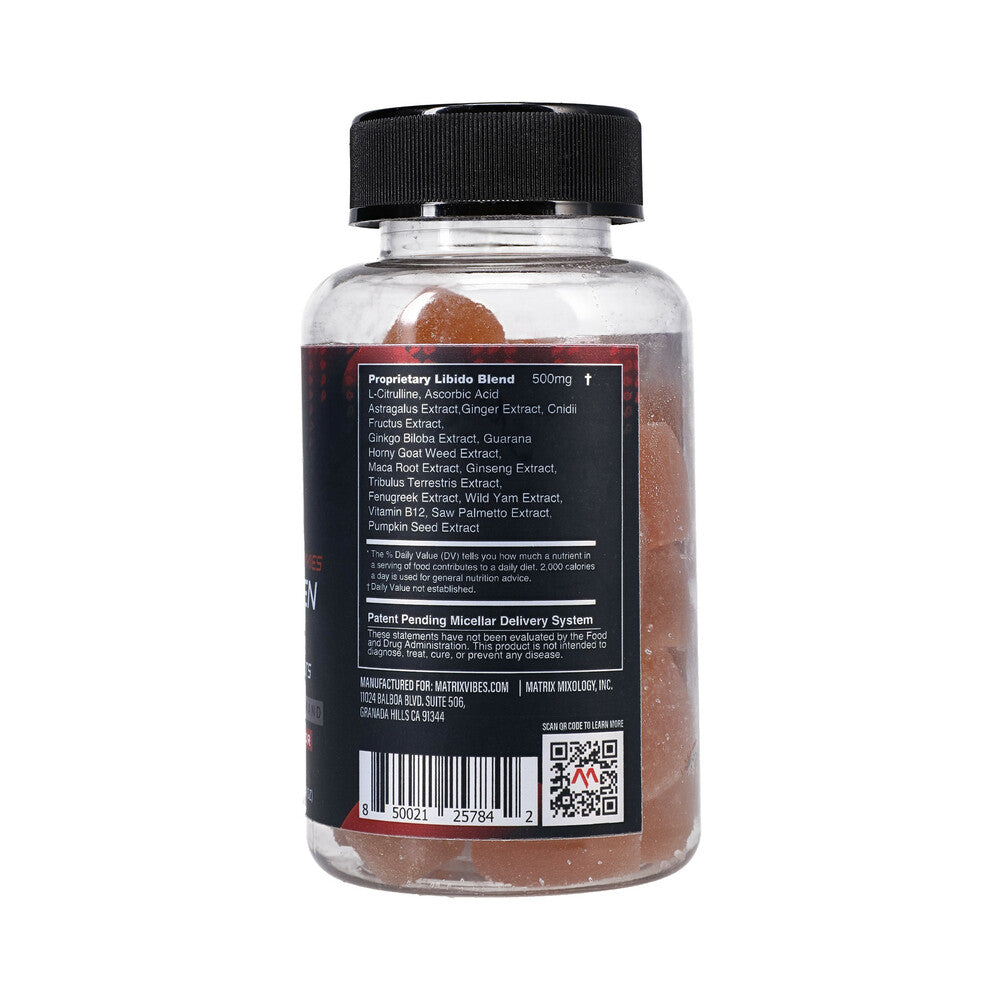 Matrix Daily Vitality Gummies for Men Strawberry 30-Pack 5 oz. Bottle