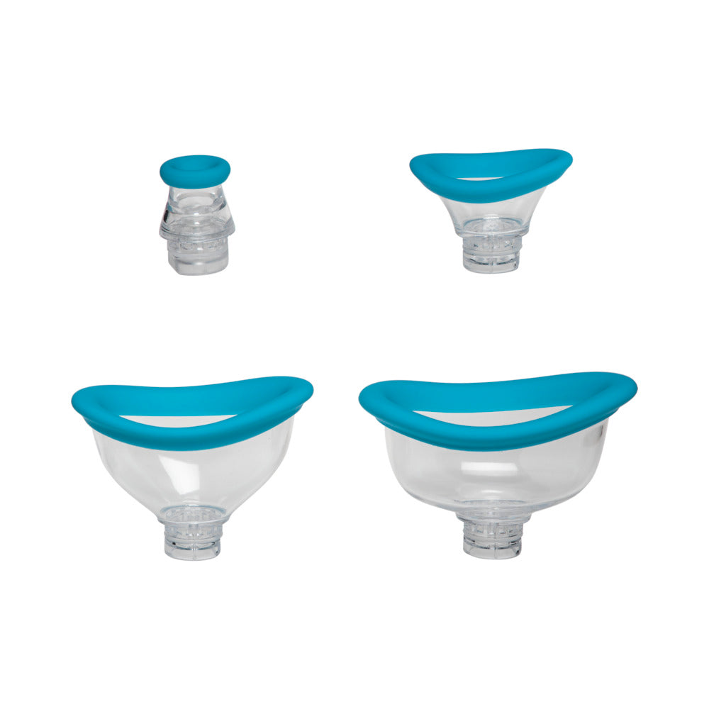 Bloom - Intimate Body Pump - Automatic - Vibrating - Rechargeable Blue/White - Fantasies Boutique