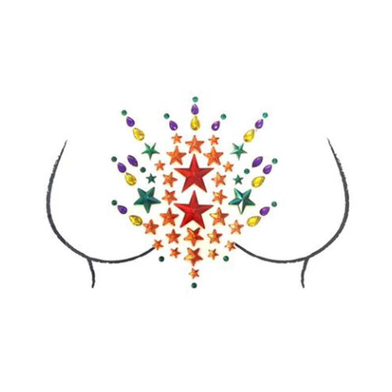 Neva Nude Pride Tribe Crystal Jewel BodiStix Body Sticker - Fantasies Boutique