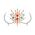 Neva Nude Pride Tribe Crystal Jewel BodiStix Body Sticker - Fantasies Boutique