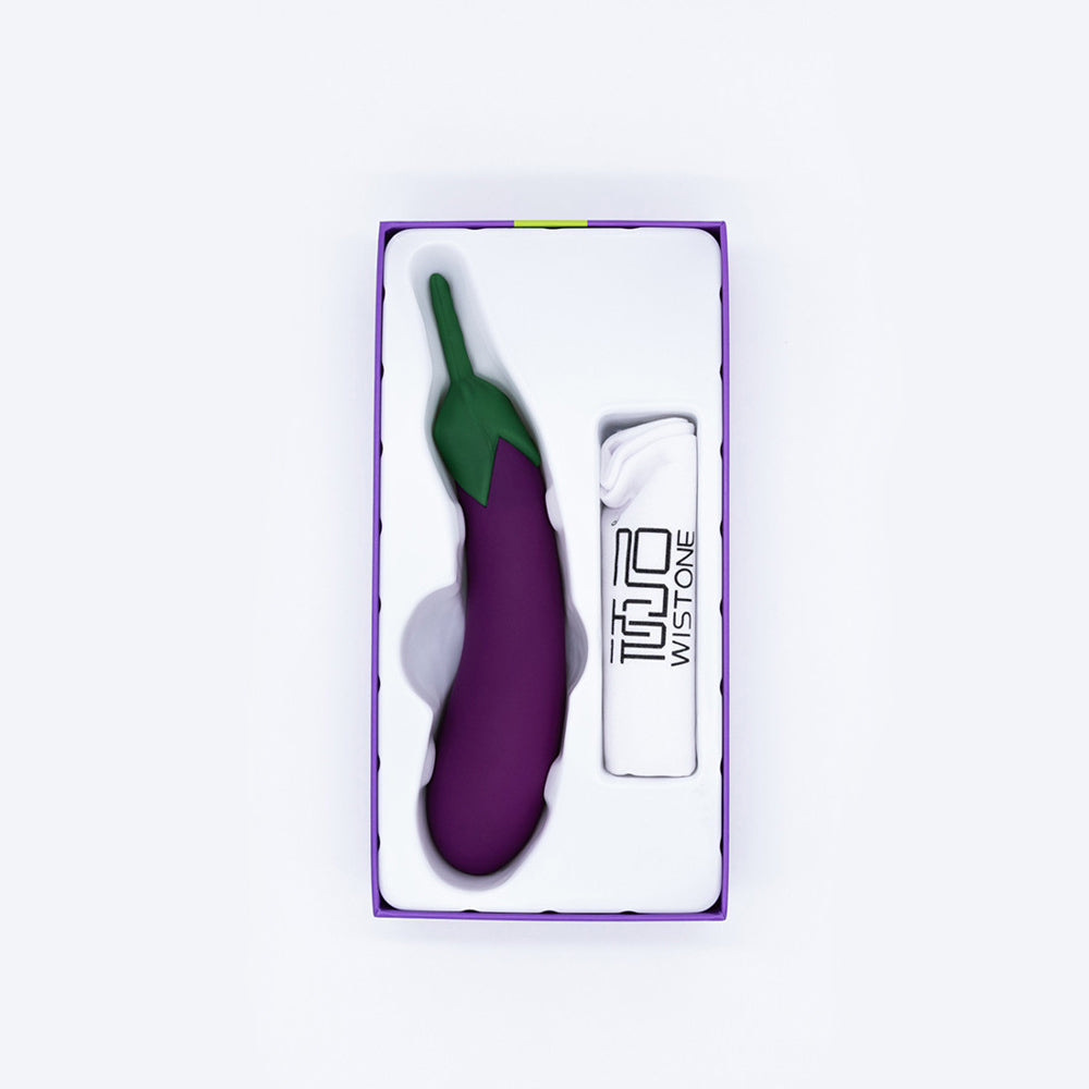 Emojibator Eggplant XL Emoji Vibrator - Fantasies Boutique
