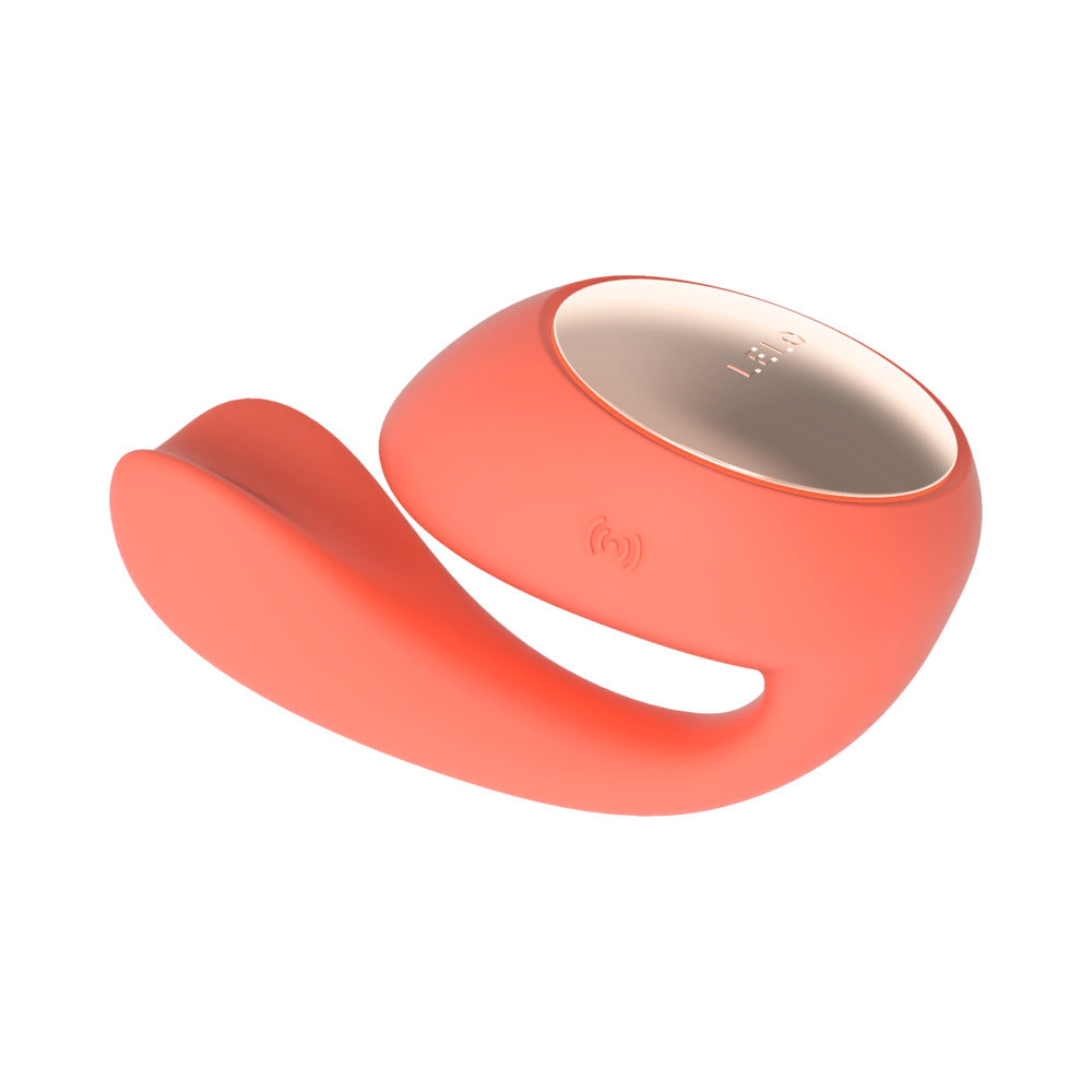 LELO IDA WAVE Rechargeable Dual Stimulator Coral Red - Fantasies Boutique