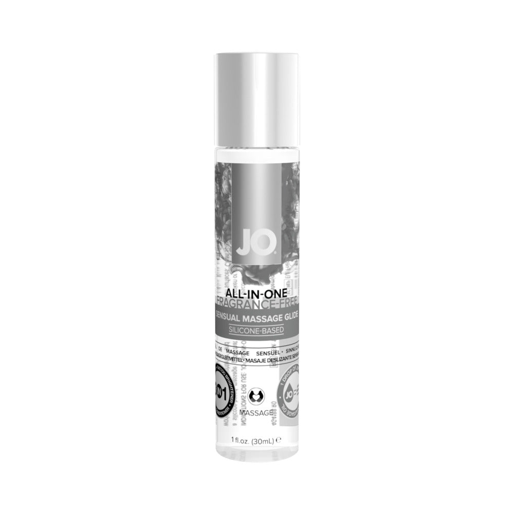 JO All-In-One Sensual Massage Glide Fragrance Free 1 oz. - Fantasies Boutique
