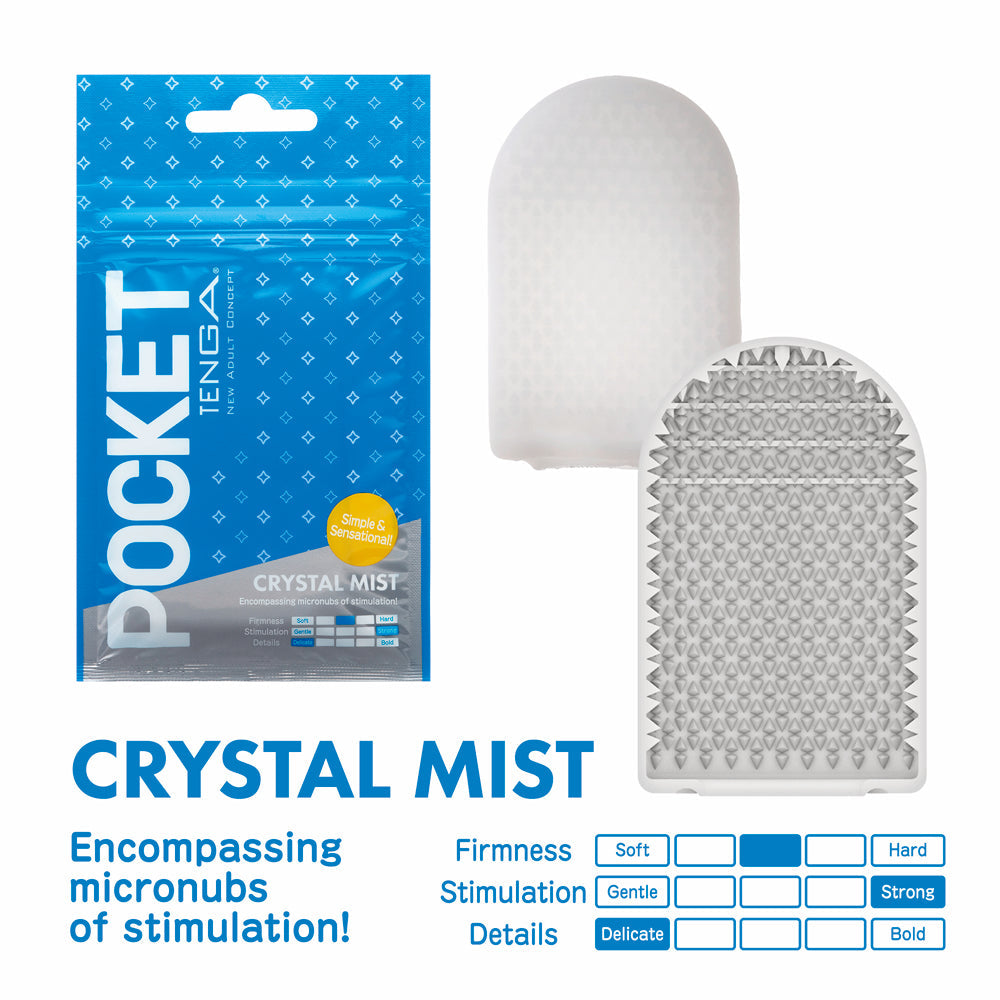 Tenga Pocket Maturbastor Sleeve Crystal Mist - Fantasies Boutique