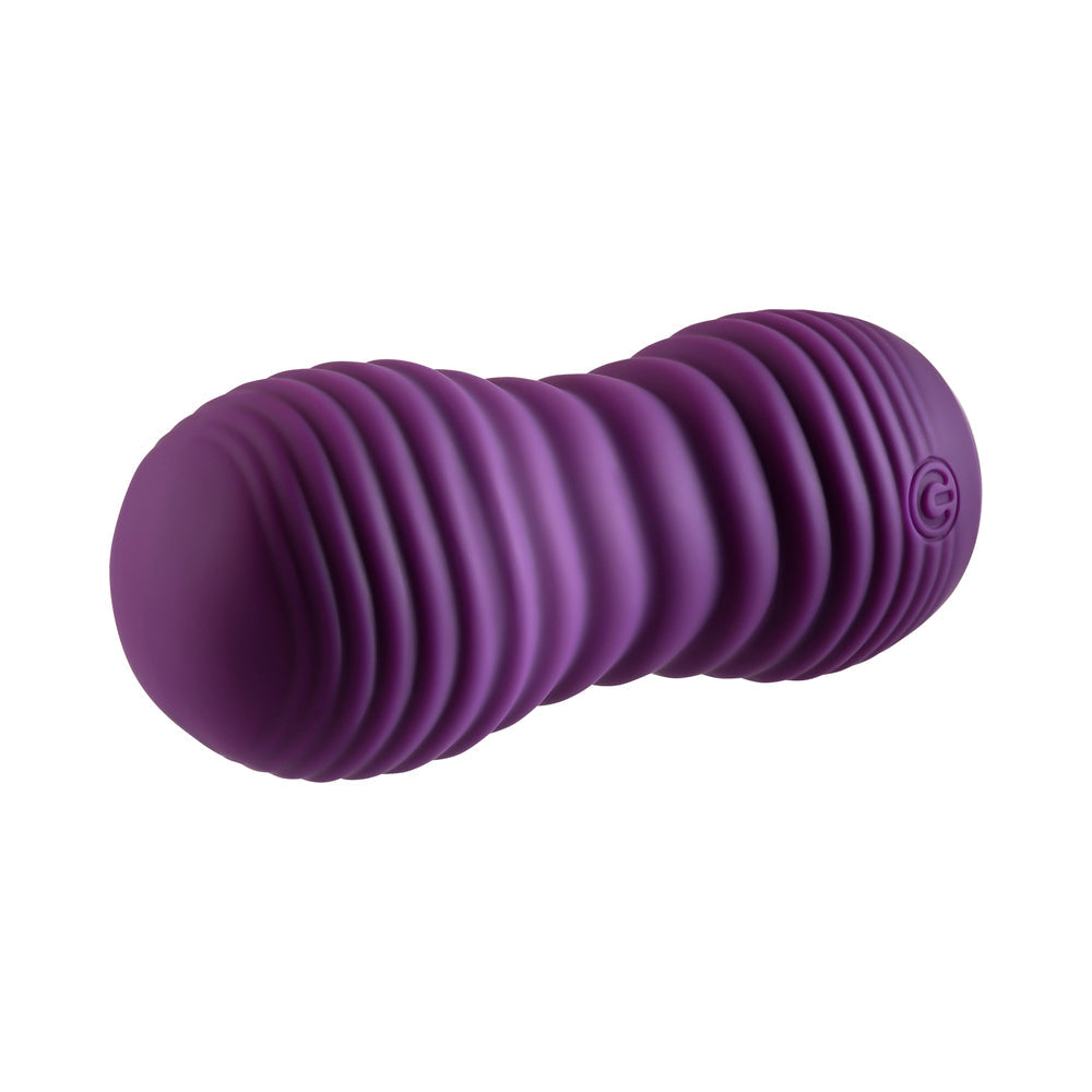 Evolved Eager Egg Rechargeable Remote-Controlled Thrusting Silicone Vibrator Purple - Fantasies Boutique